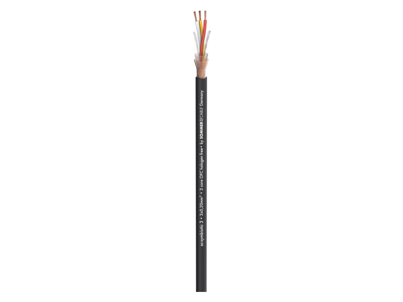 SOMMER CABLE Symbiotic 3 Przewód mikrofonowy 3 x 0,20 mm2; TPE O 5,20 mm